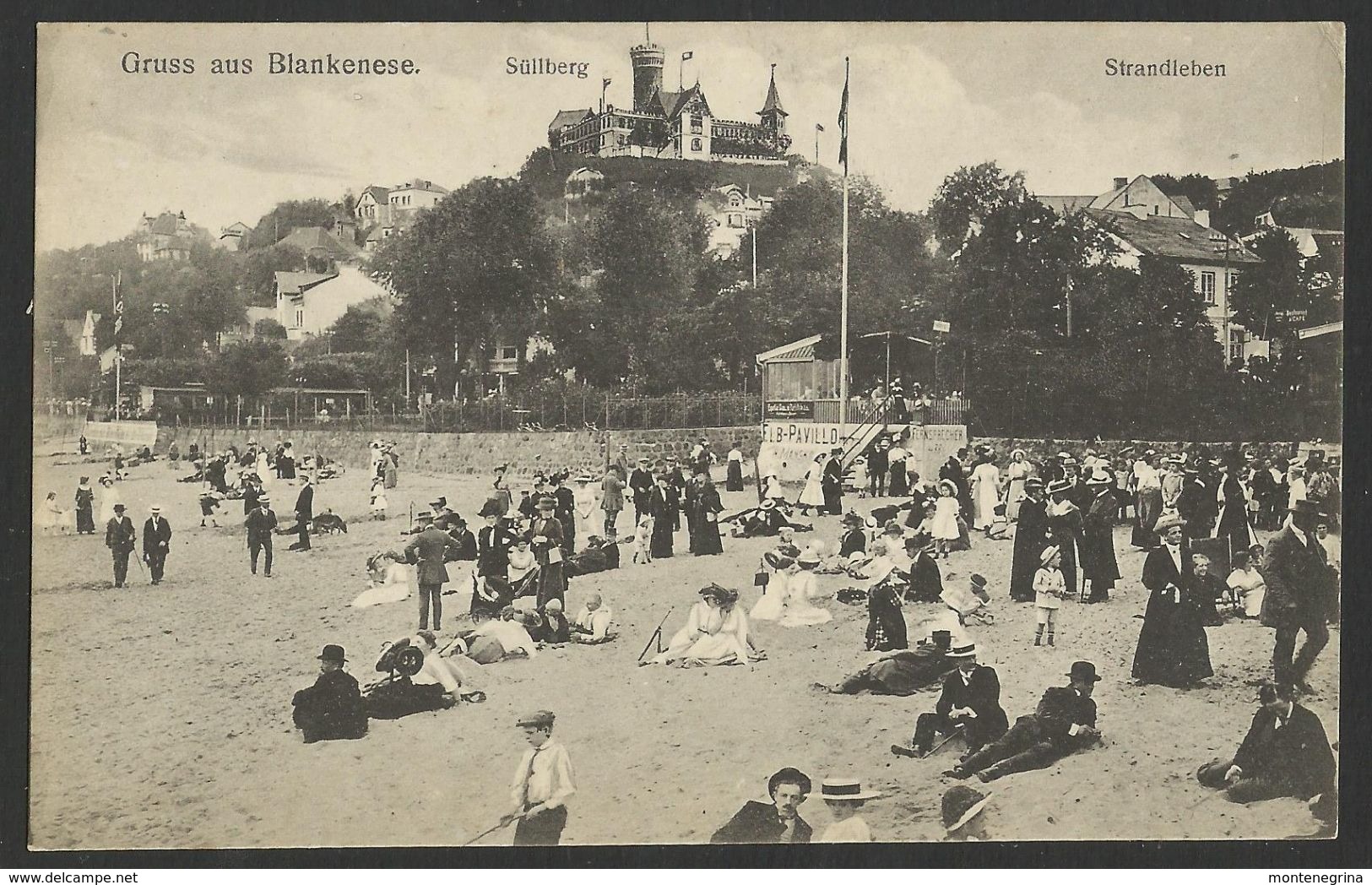 GERMANY BLANKENESE Sullberg Strandleben Old Postcard (see Sales Conditions) 02361 - Blankenese