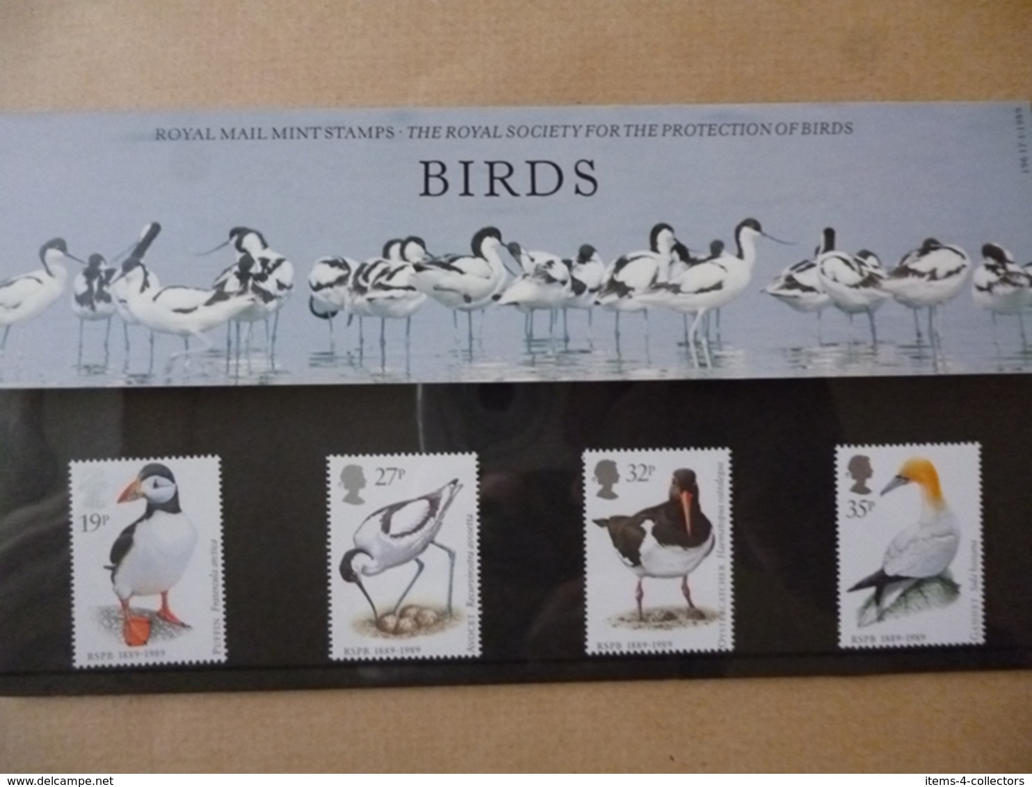 GREAT BRITAIN SG 1419-22 CENTENAY OF ROYAL SOCIETY FOR PROTECTION OF BIRDS  PRESENTATION PACK - Hojas & Múltiples