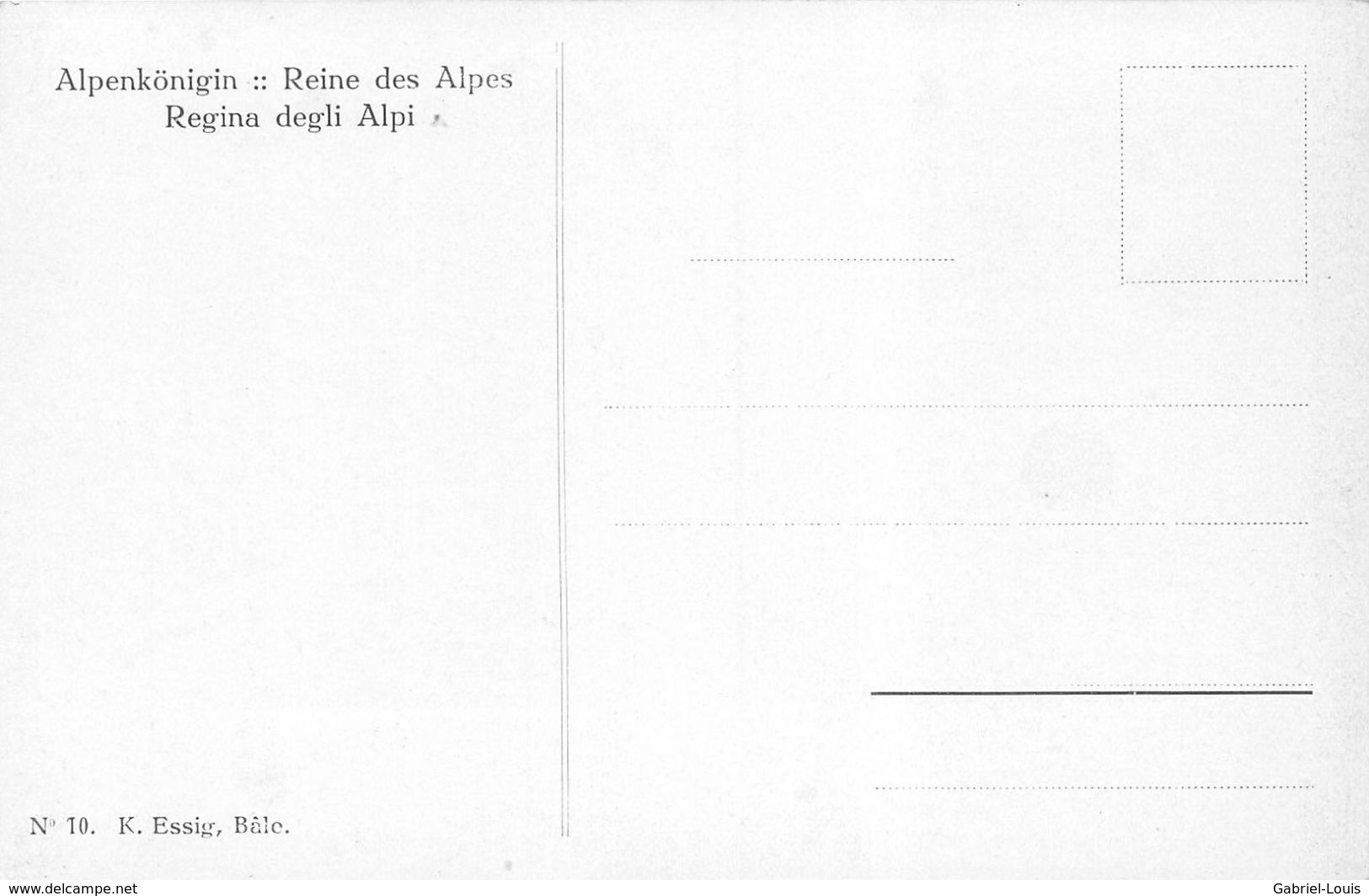 Helvetia - Alpenkönigin Reine Des Alpes - Chamois - Allégorie De La Suisse - Bieder - Cham