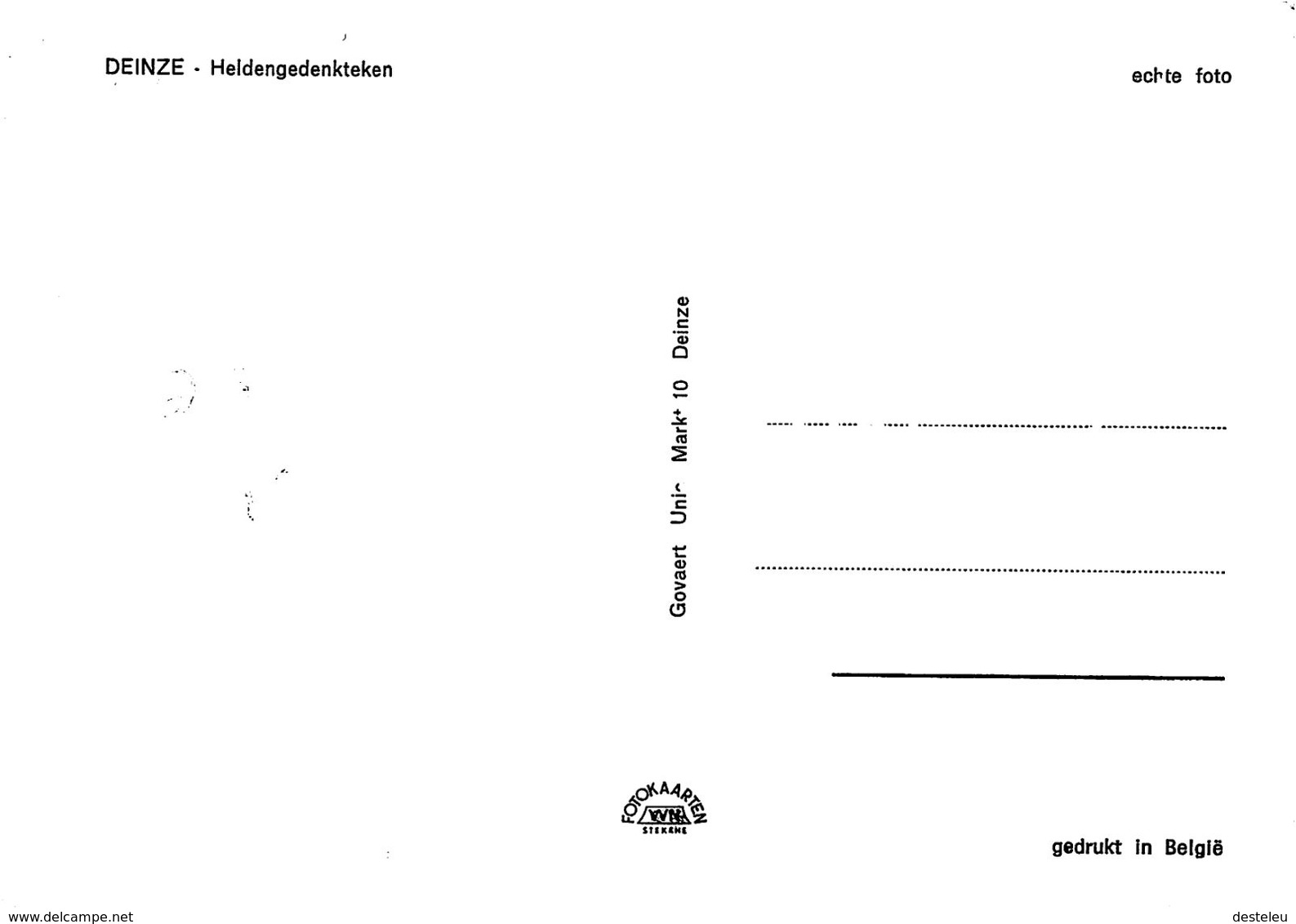 Heldengedenkteken -  Deinze - Deinze