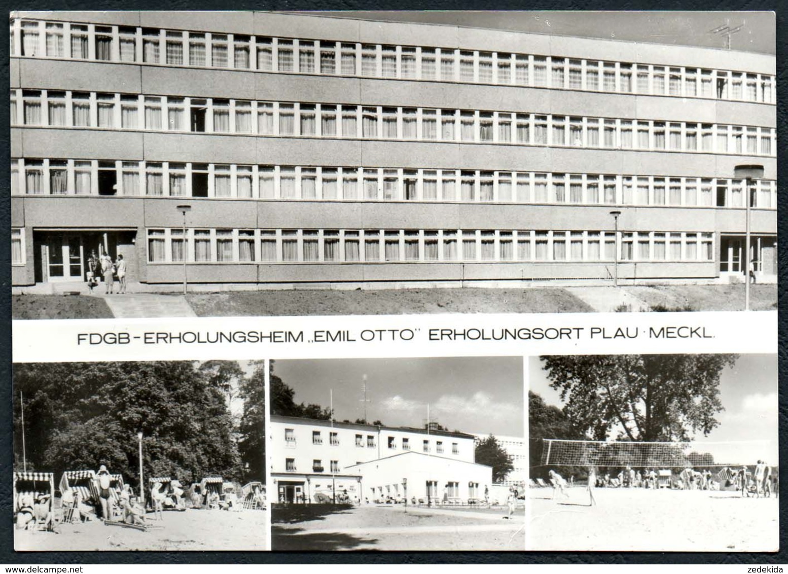 A3912 - Plau FDGB Heim Emil Otto - Bild Und Heimat Reichenbach - Plau