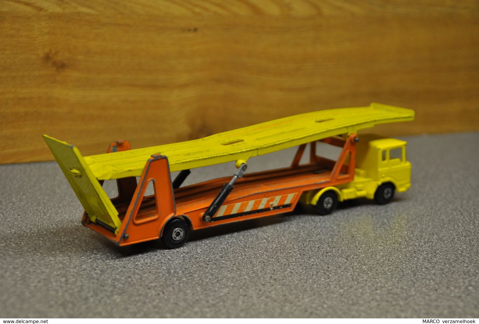 DAF Car Transporter Matchbox By Lesney Super Kings 1970 - Camions, Bus Et Construction