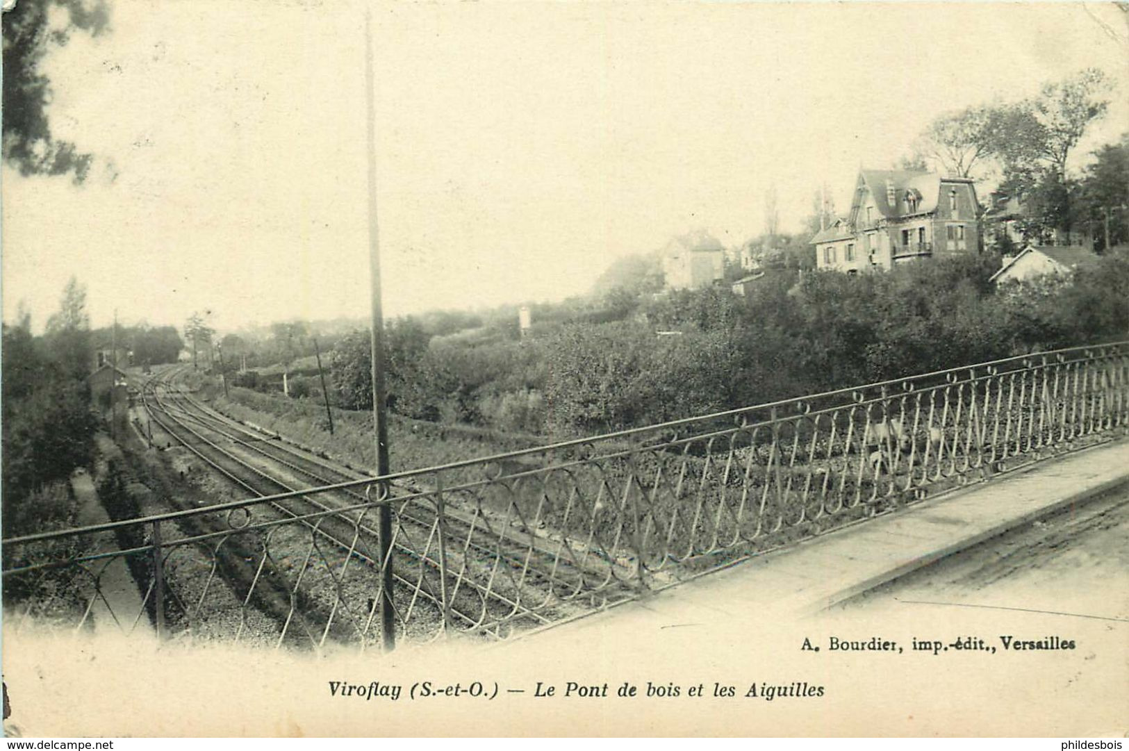 YVELINES  VIROFLAY   Le Pont De Bois Et Les Aiguilles - Viroflay