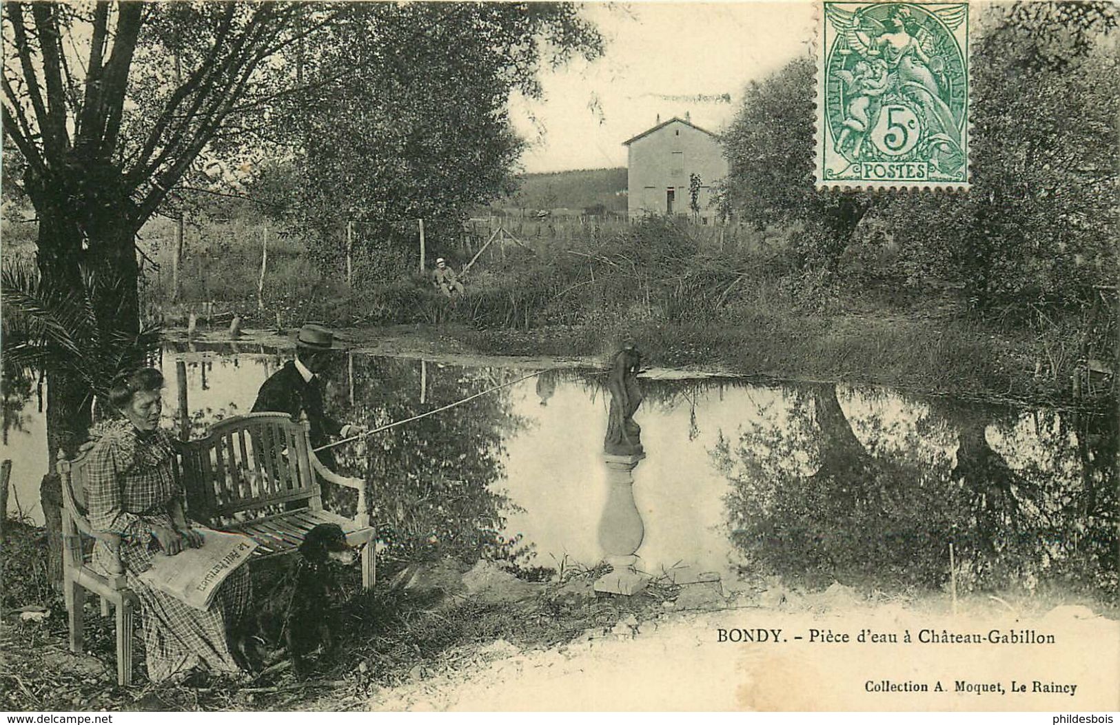 SEINE SAINT DENIS  BONDY  Piece D'eau A Chateau Gabillon - Bondy