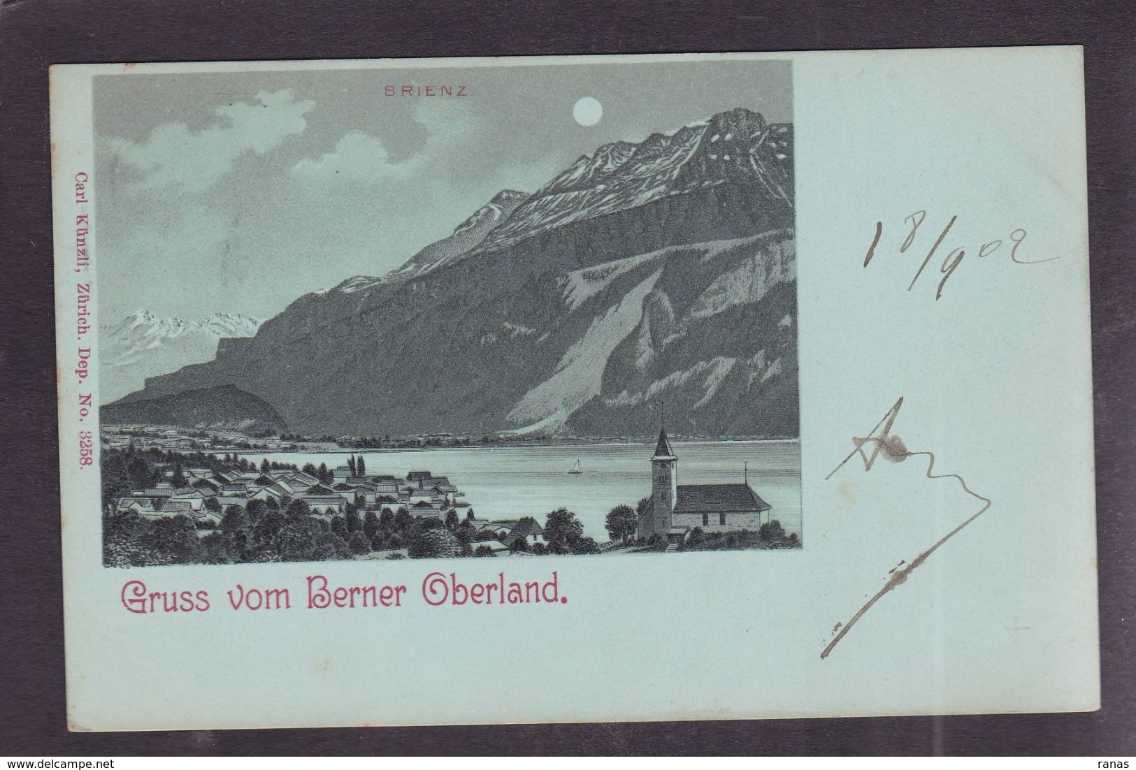 CPA Suisse Helvétia Schweiz Svizzera Circulé Litho Gruss Berne Bern Berner Oberland - Berne