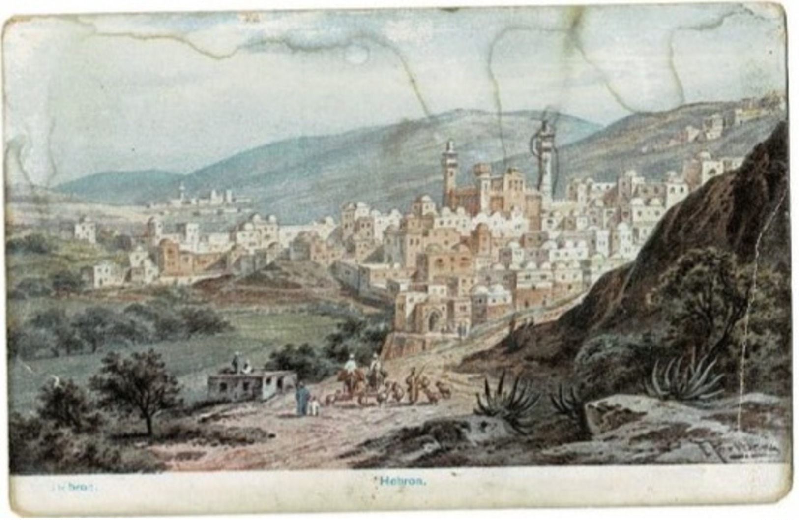 A Stunning Postcard Of Palestine/Israel - Hebron - Palestine