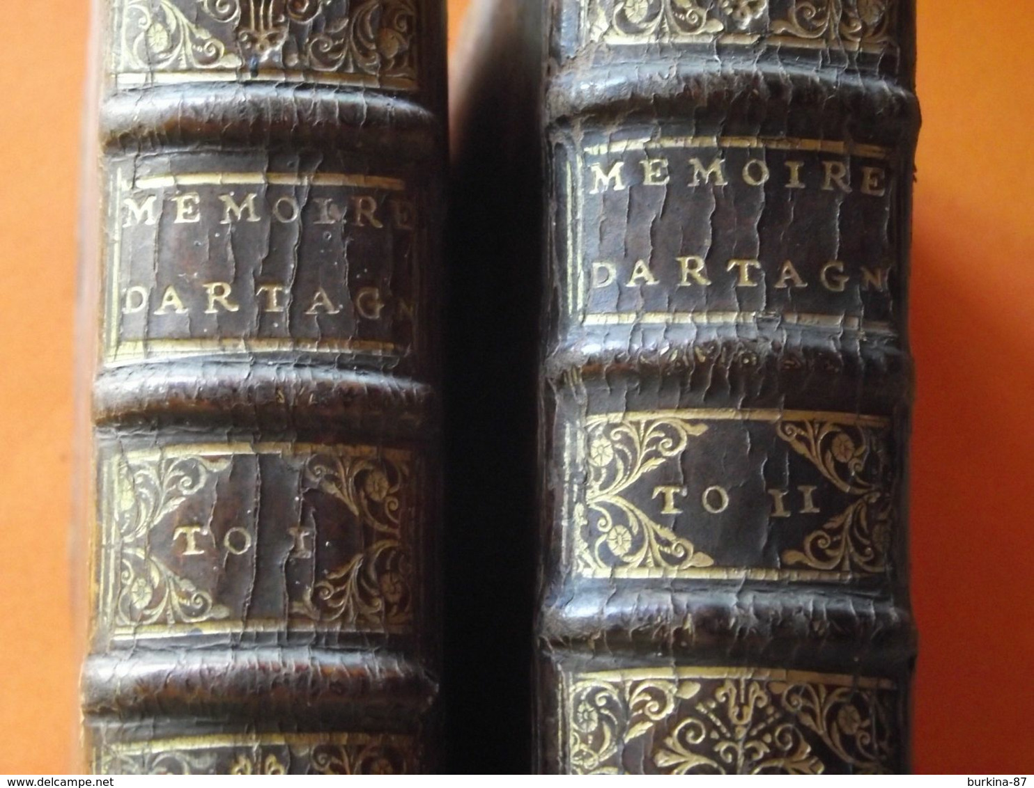 LES MÉMOIRES De D'ARTAGNAN,  1700, 2 Tomes , Livres Rares - Jusque 1700