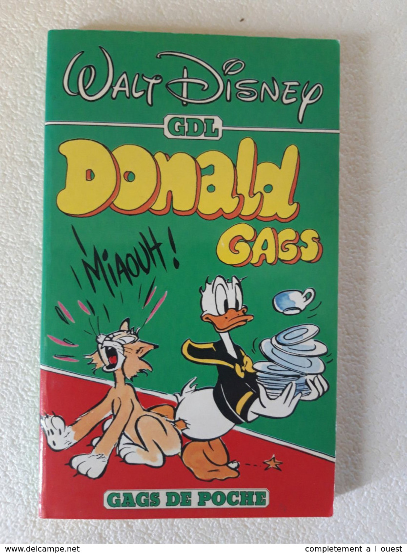 Donald 1 Gags De Poche GDL Al Taliaferro Duck Carl Barks Walt Disney Mini Livre Jeunesse Un - Donald Duck
