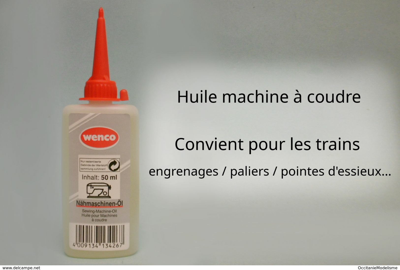 Wenco - HUILE Machine à Coudre MECANIQUE TRAIN Engrenages Paliers Pointes D'essieux 50ml Neuf - Andere & Zonder Classificatie