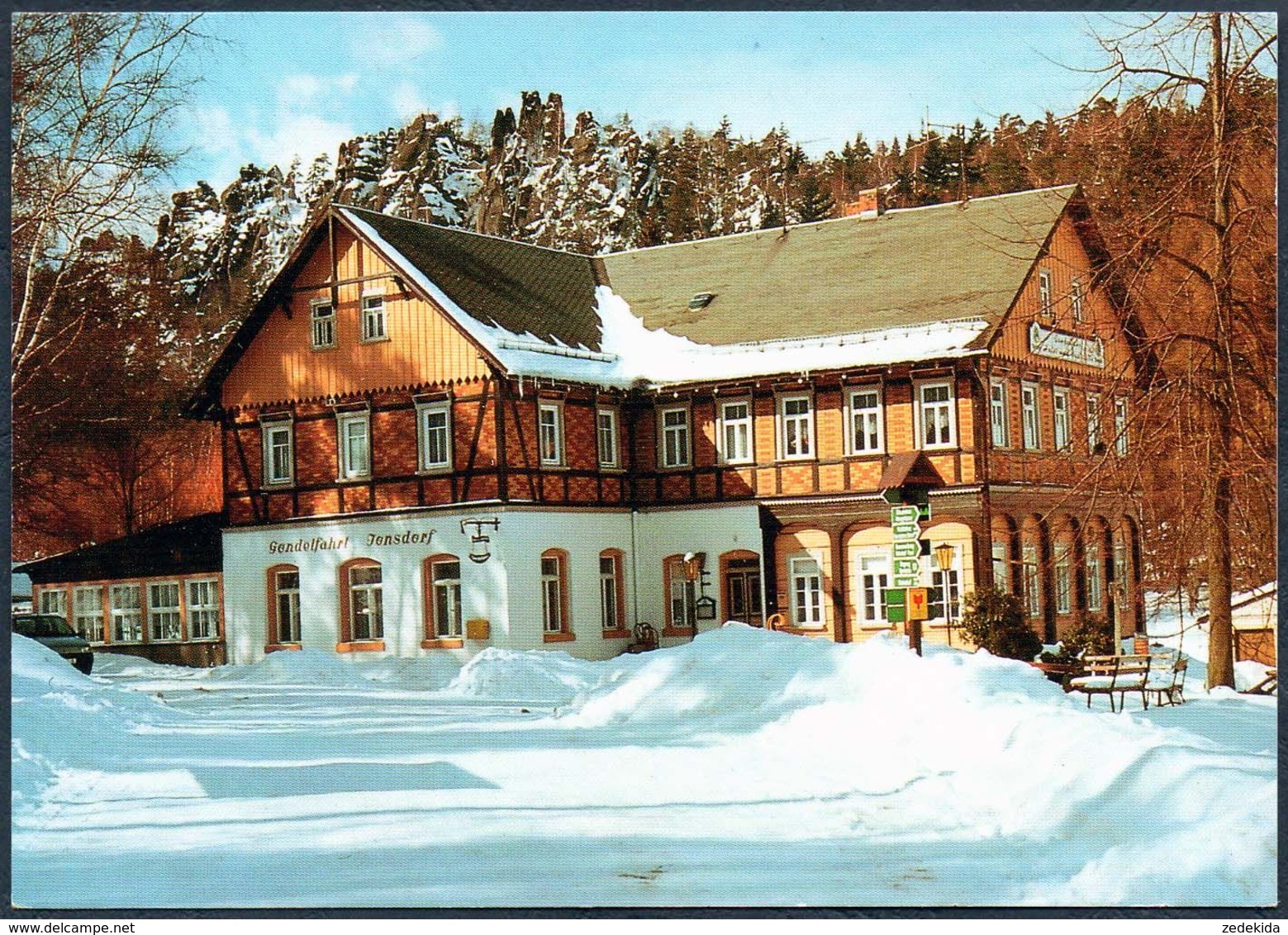 D8414 - Johnsdorf Gaststätte Gondelfahrt - Foto Wünsche Seifhennersdorf - Jonsdorf