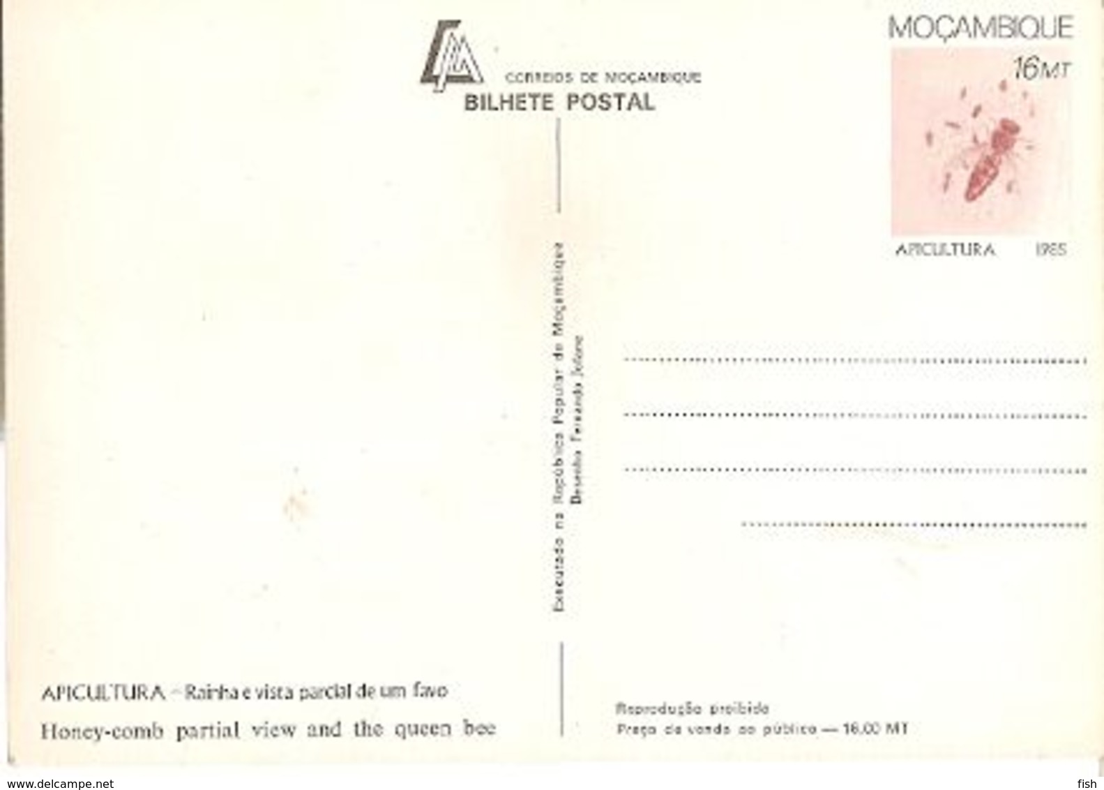 Mozambique ** & Postal Stationery, Beekeer, Fumigation 1985 (6868) - Mozambique