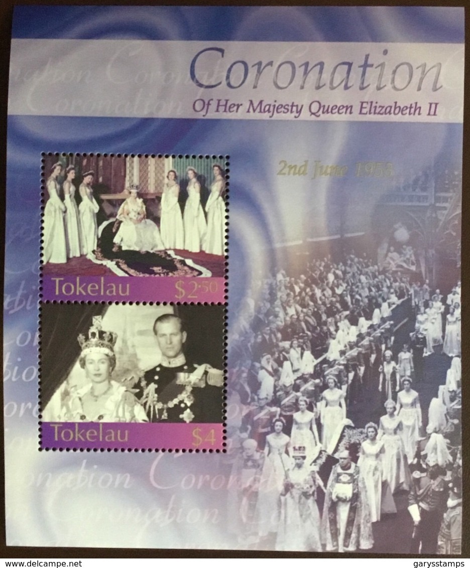 Tokelau 2003 Coronation Anniversary Minisheet MNH - Tokelau