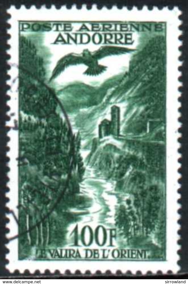 Andorra Franz. Post  1955  Freimarken - Landschaften  ( 1 Gest.  Kpl. )  Mi: 158 (15 EUR)) - Used Stamps