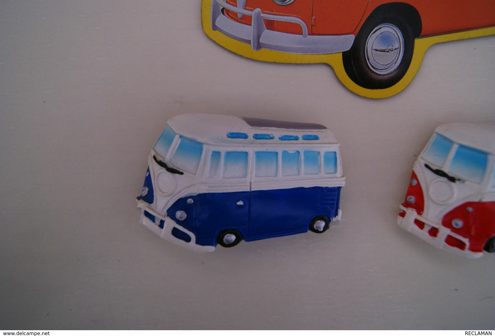 LOT MAGNET VOLSKWAGEN COMBI COX COCCINELLE VW - Transports