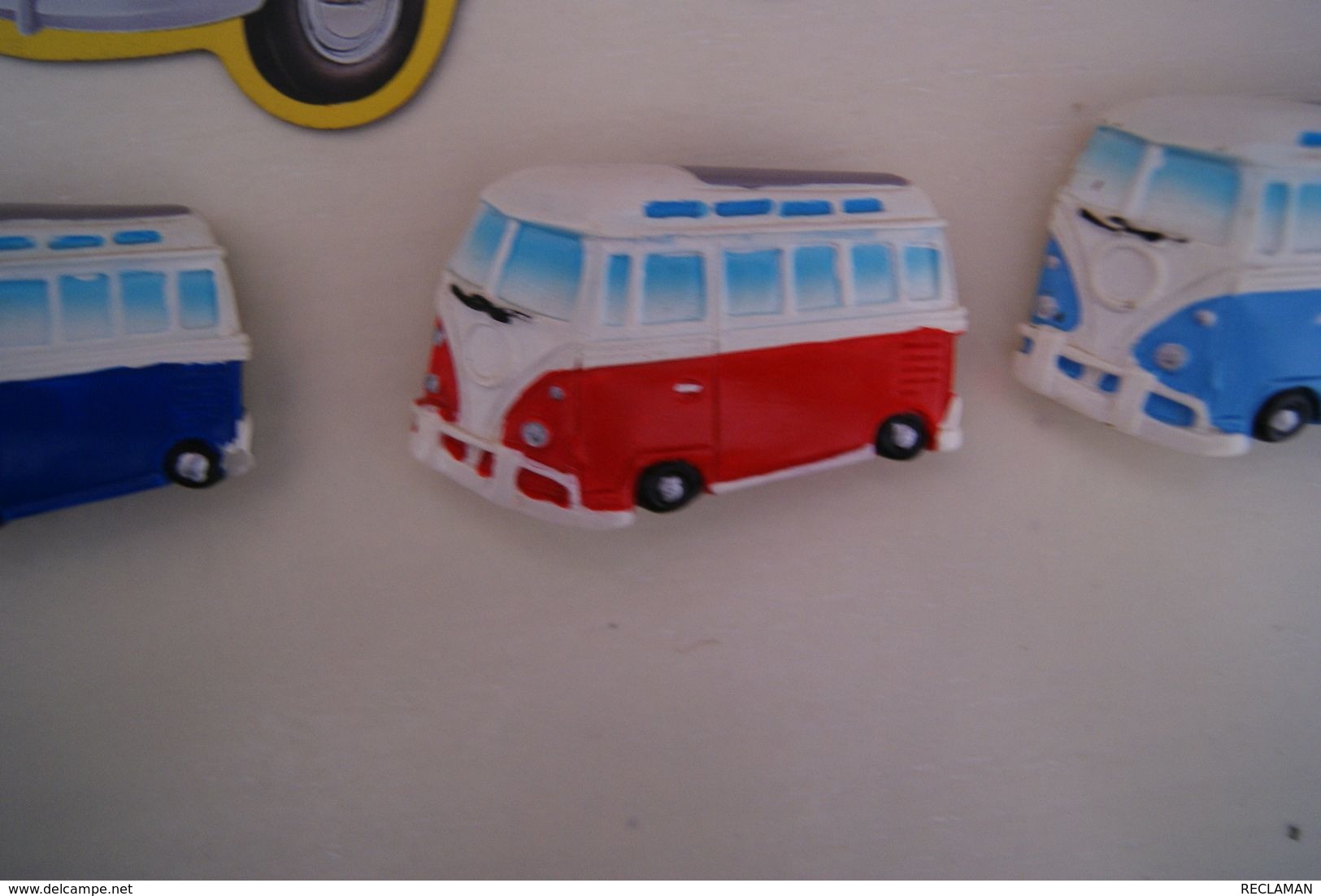 LOT MAGNET VOLSKWAGEN COMBI COX COCCINELLE VW - Transports