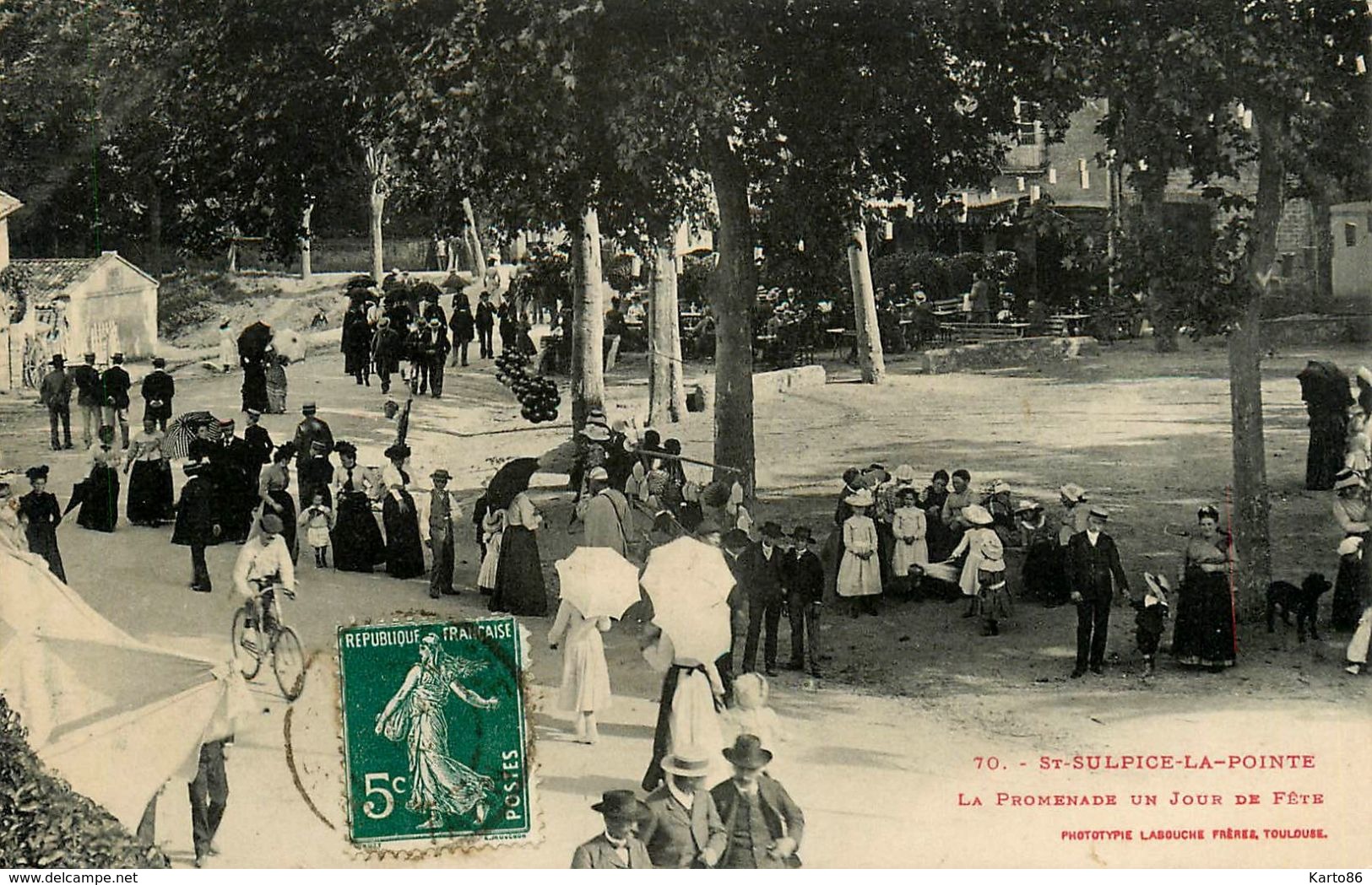 St Sulpice La Pointe * La Promenade Un Jour De Fête - Saint Sulpice