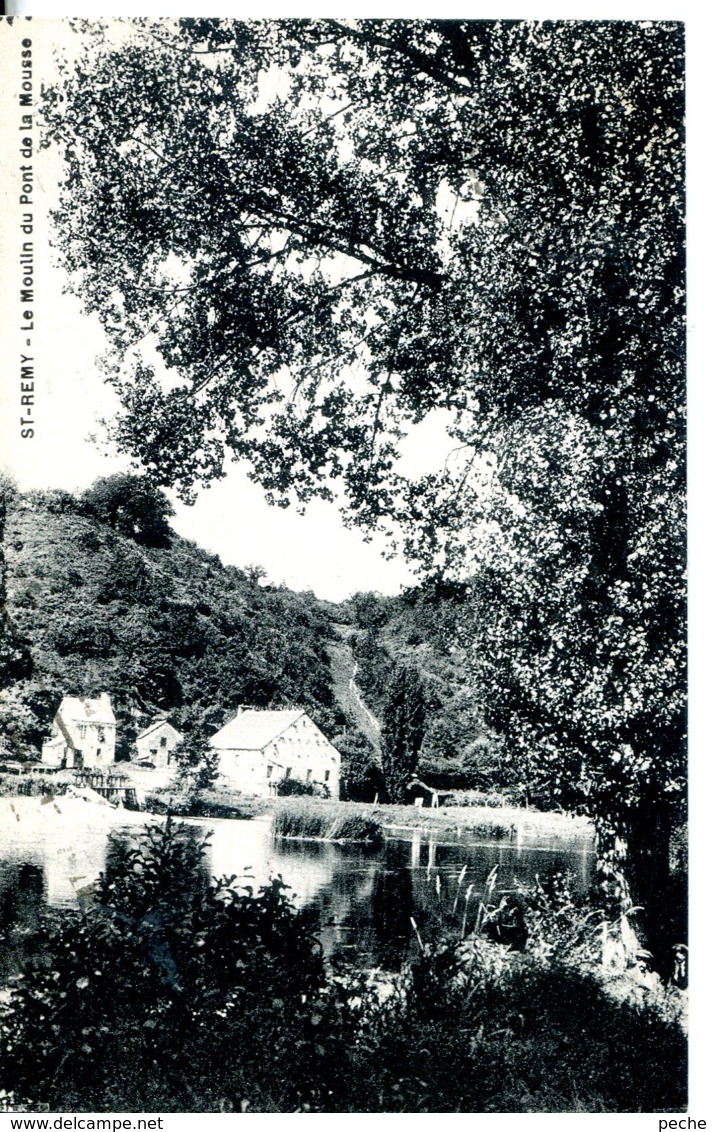 N°2029 R -cpa St Remy -le Moulin Du Pont De La Mousse- - Water Mills