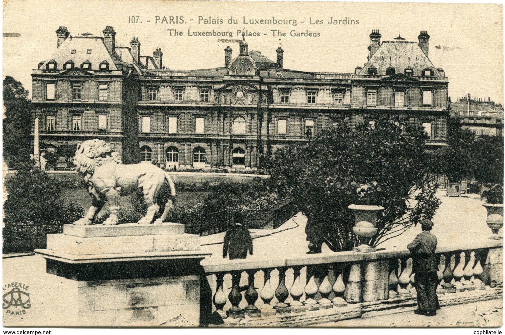 FRANCE CARTE POSTALE DEPART PARIS 12 II 1924 DEPART AVEC FLAMME " JEUX OLYMPIQUES PARIS MAI - JUIN - JUILLET 1924 "..... - Estate 1924: Paris