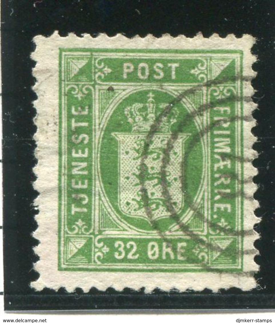 DENMARK 1875 Official 32 Øre, Used.  Michel 7 YA - Oficiales