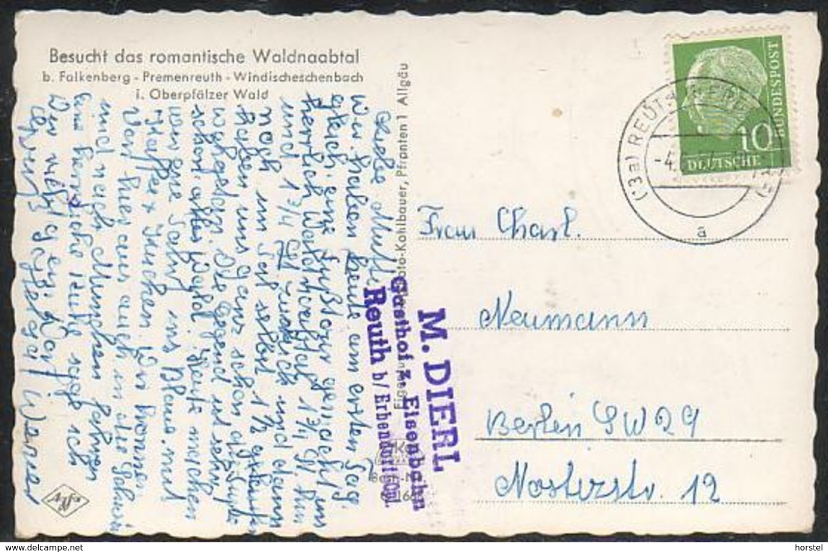 D-95676 Wiesau- Bei Falkenberg- Waldnaabtal - Partie Unterm Butterfass ( 50er Jahre ) - Tirschenreuth