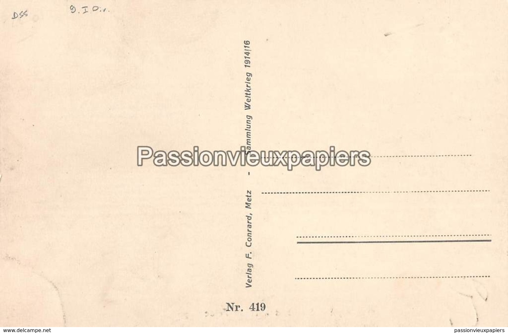 CARTE ALLEMANDE TAILLEURS DE PIERRES TOMBALES 1916  GRENADIER REGIMENT WILHELM I  (9. INFANTERIE DIVISION) - Sonstige & Ohne Zuordnung