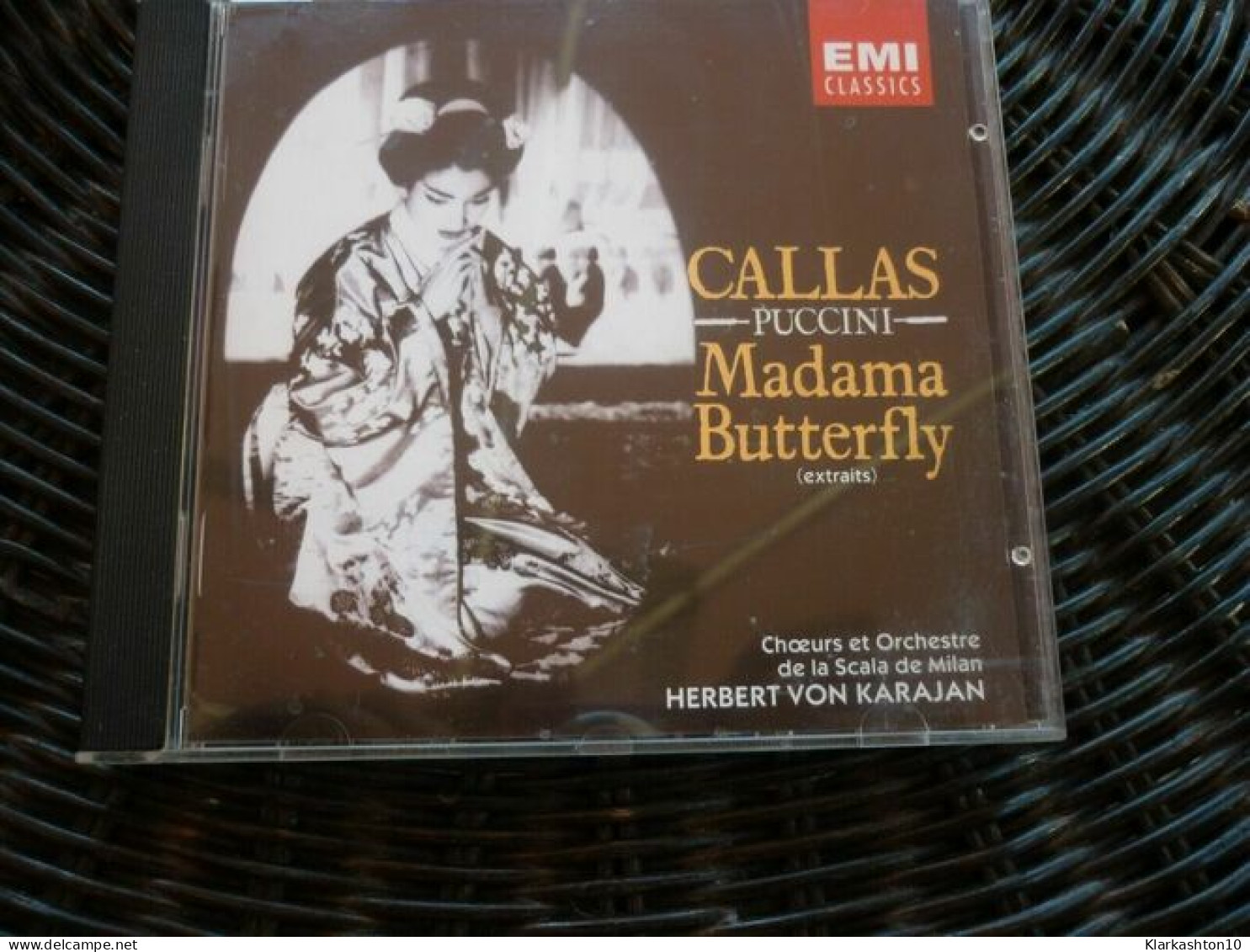 Puccini Madama Butterfly-Extraits Maria Callascd CDM 7 644221-2 - Sonstige & Ohne Zuordnung