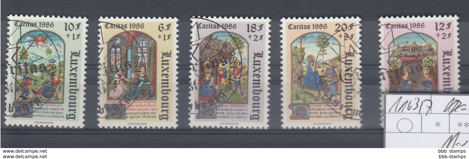 Luxemburg Michel Cat.No.  Used 1163/1167 - Used Stamps