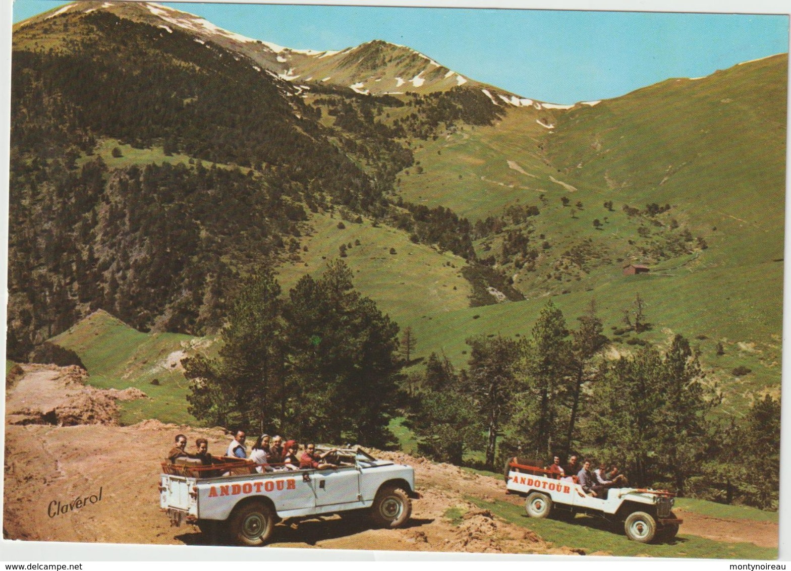 Andorre , Andorra : Vue , Voiture  Jeep , Andotour ( Clavérol) - Andorra