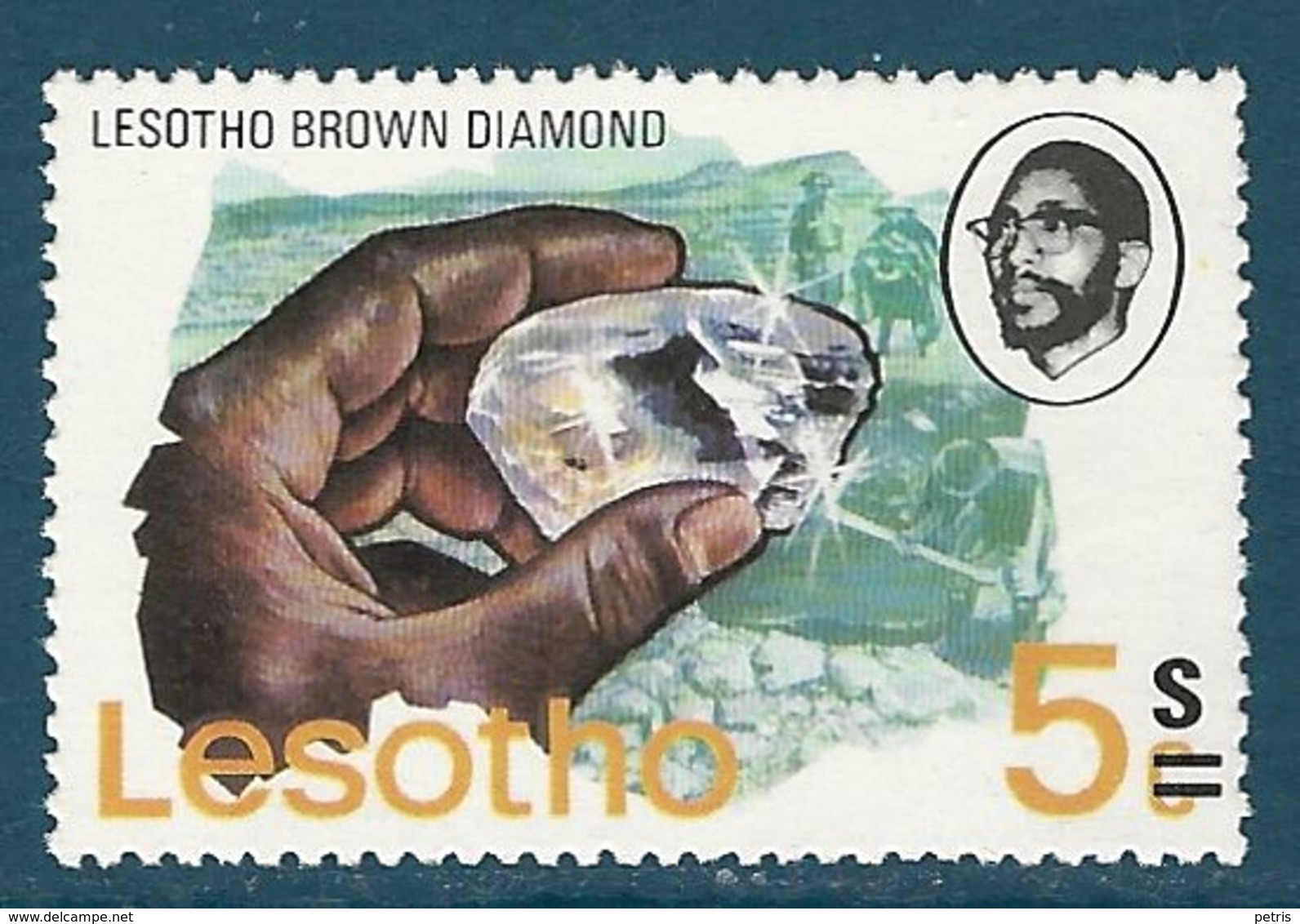 Lesotho - 1980 Minerals, Overprint MNH** - Lot. 4987 - Minéraux