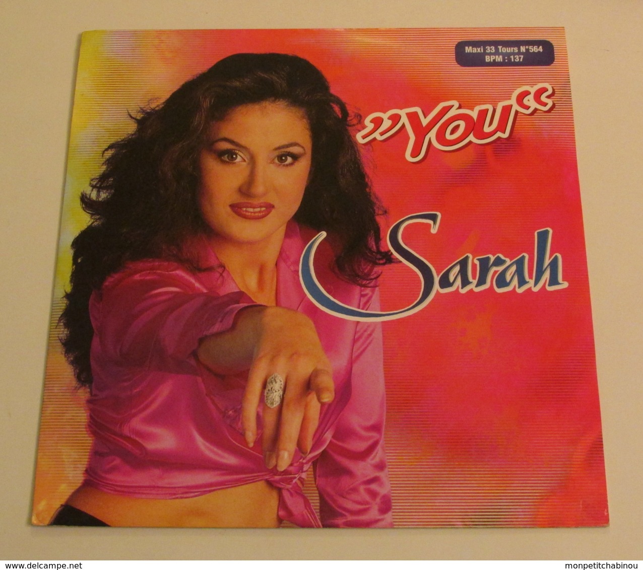 Maxi 33T SARAH : You - Dance, Techno & House