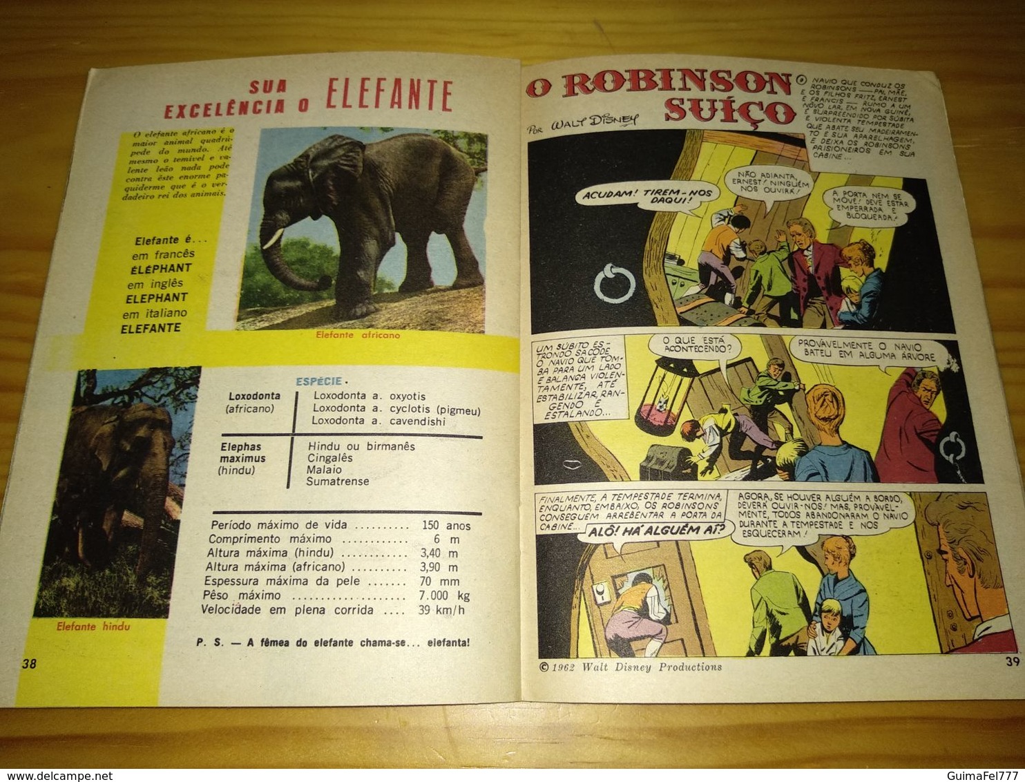 Revista Brasileira "Diversões Juvenis Nº 29, Janeiro De 1963 - Giovani