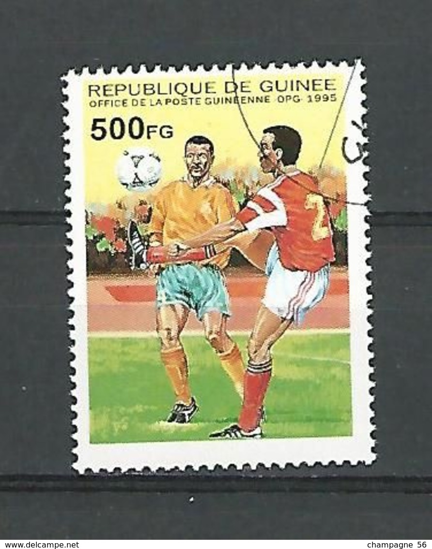 RÉPUBLIQUE DE GUINÉE OFFICE DE LA POSTE GUINÉENNE OPG 1995 500FG  OBLITÉRÉ - Fußball-Afrikameisterschaft