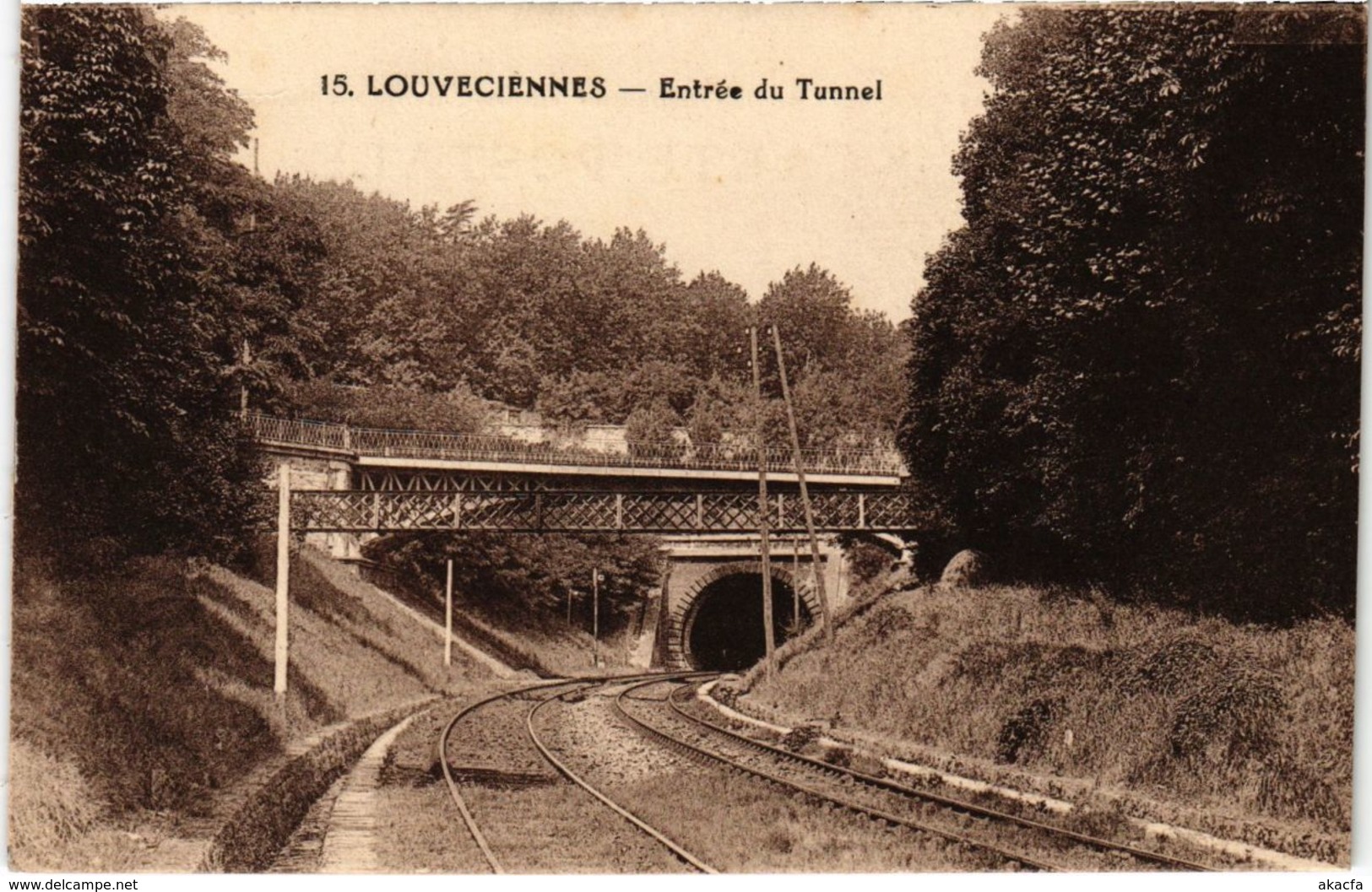 CPA LOUVECIENNES - Entrée Du Tunnel (102661) - Louveciennes