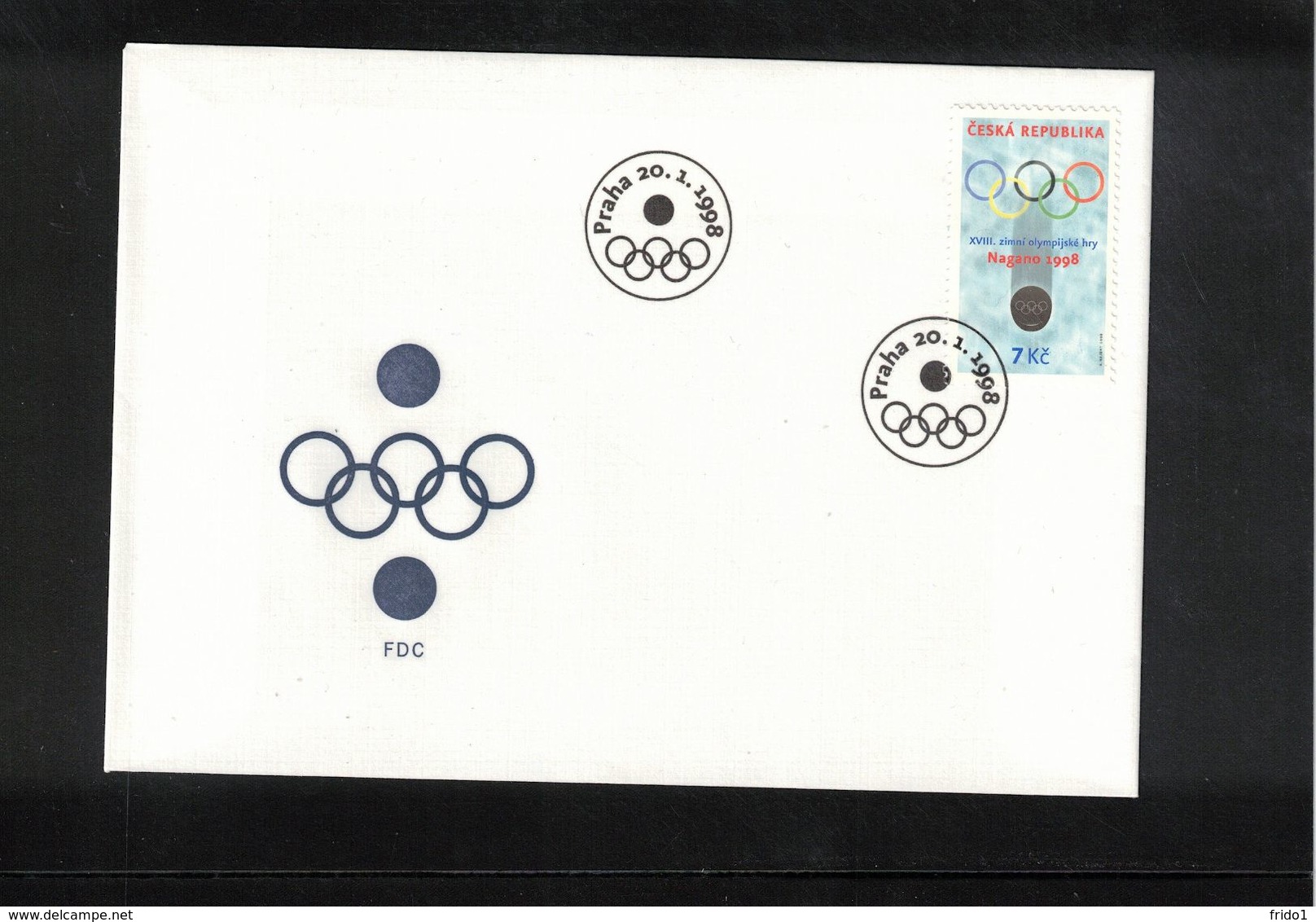 Czech Republic 1998 Olympic Games Nagano FDC - Winter 1998: Nagano