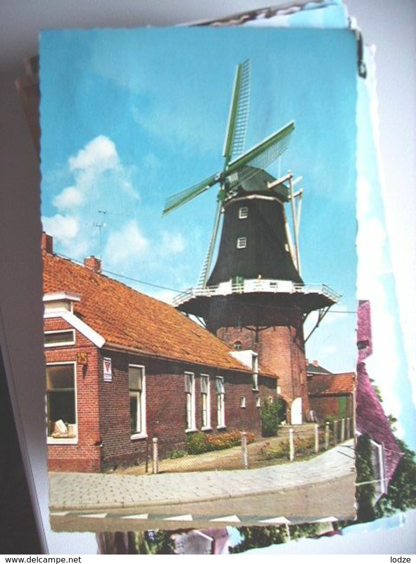 Nederland Holland Pays Bas Winschoten Met Molen En Omgeving - Winschoten