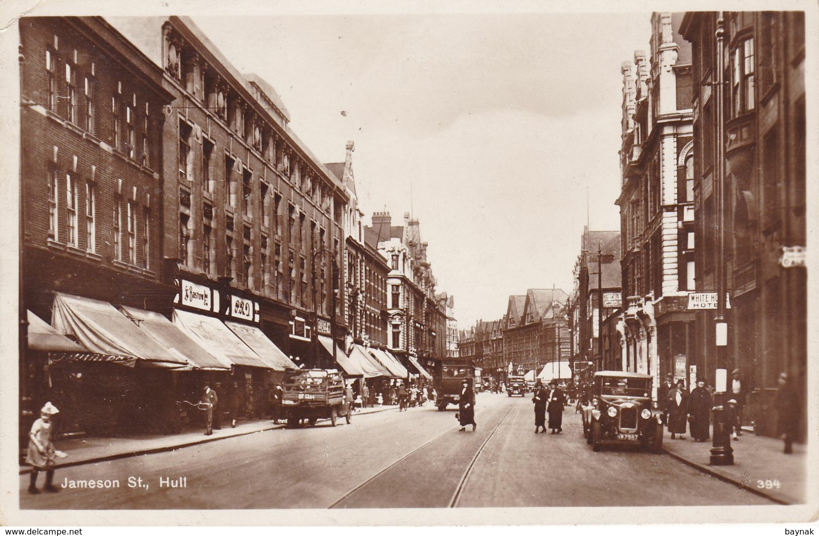 ENG81   --   HULL  --  JAMESON STREET  --  1931  --  REAL PHOTO PC - Hull