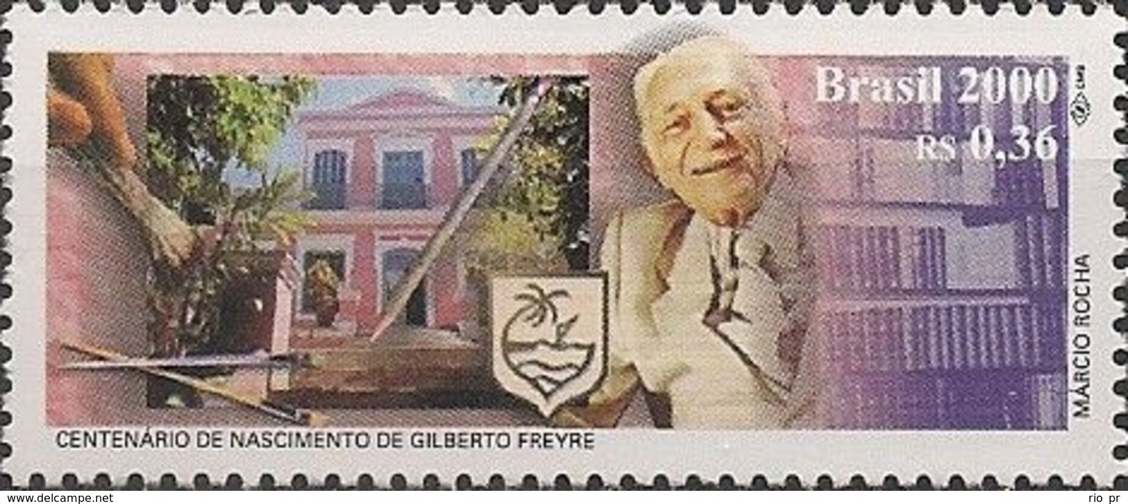 BRAZIL - BIRTH CENTENARY OF GILBERTO FREYRE (1900-1987), SOCIOLOGIST 2000 - MNH - Ungebraucht