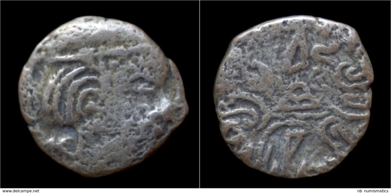 India Western Satraps King Rudrasimha III AR Drachm - Indian