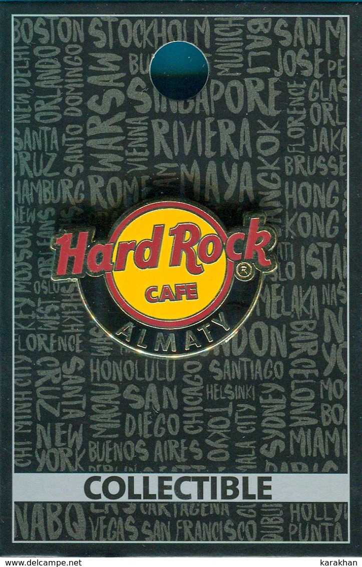 KAZAKHSTAN: HARD ROCK CAFE ALMATY (HRC) Classic Logo Pin - Andere & Zonder Classificatie