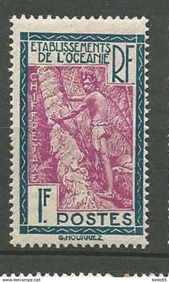 OCEANIE TAXE N° 15 NEUF** LUXE SANS CHARNIERE / MNH - Strafport