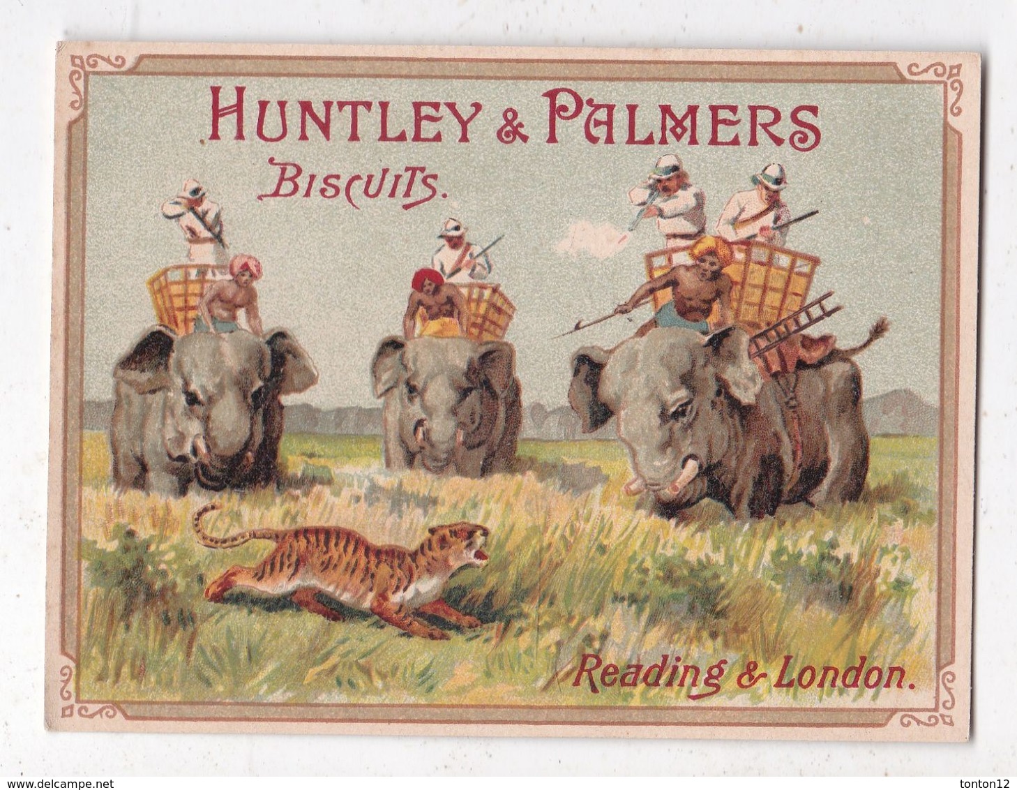 Carte Biscuits  Huntley Palmers - Andere & Zonder Classificatie