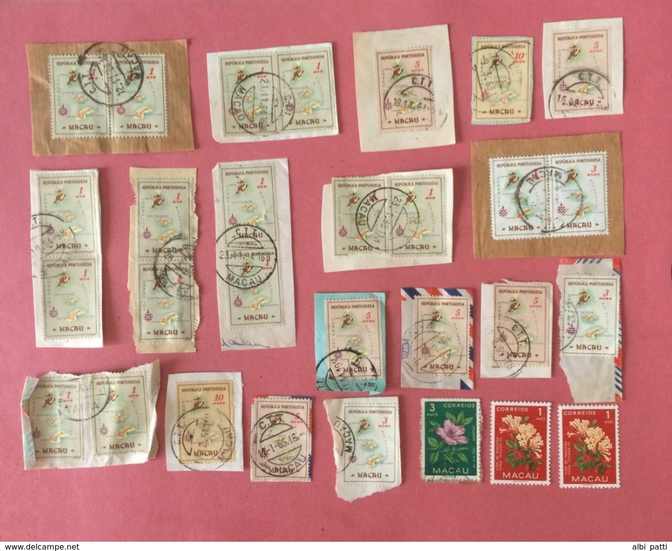 MACAU LOT OF NEWS MNH** AND USED STAMPS - 澳門很多新聞MNH **郵票 - Collezioni & Lotti