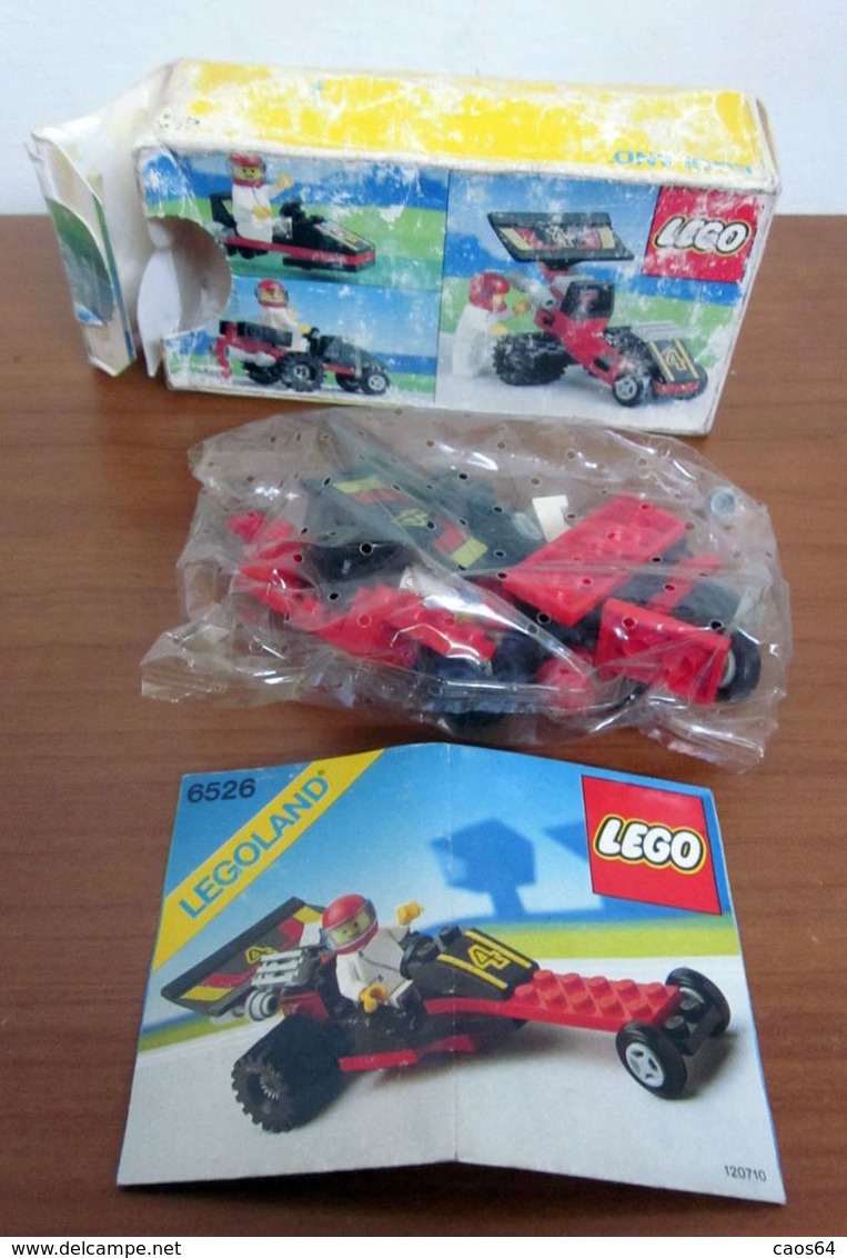 LEGO LEGOLAND DRAGSTER 6526  NUOVO 1989 CON ISTRUZIONI NEW - Lego Technic