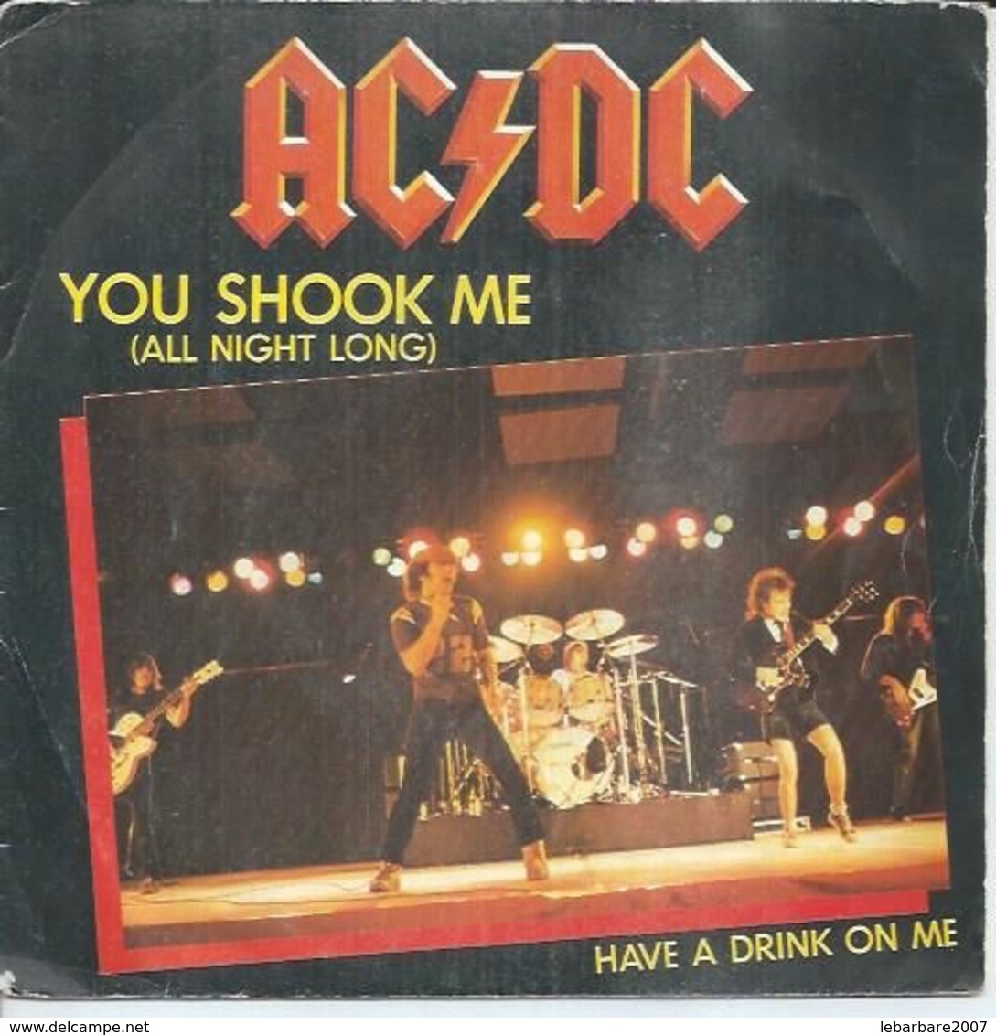 45 Tours SP -  AC/DC  - ATLANTIC 11600  -  " YOU SHOOK ME "  + 1 - Altri - Inglese