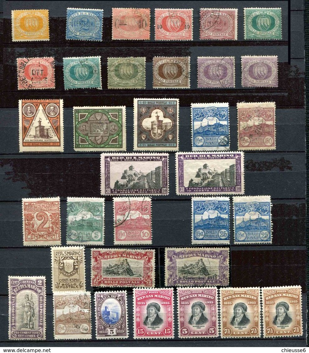 Saint Marin Lot - *,ob - Collections, Lots & Series