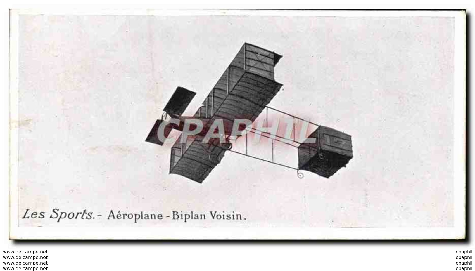 CPA Aviation Avion Aeroplane Biplan Voisin - ....-1914: Precursores