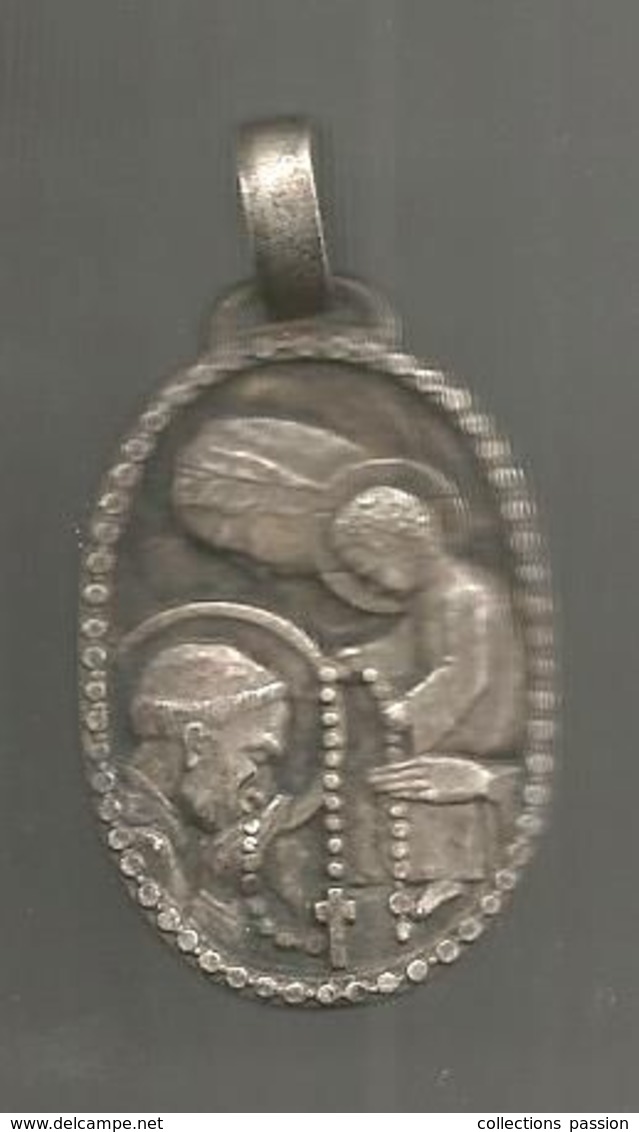 Médaille Religieuse , Religion, Pélerinage Du Rosaire à NOTRE DAME DE LOURDES , 2 Scans - Religion & Esotérisme