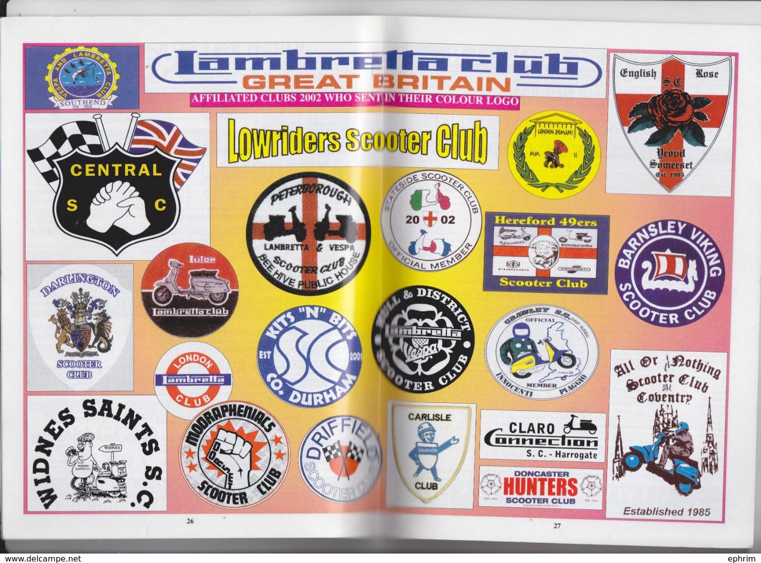 NEW JET SET THE OFFICIAL MAGAZINE OF LAMBRETTA CLUB GREAT BRITAIN REVUE ANGLAISE VESPA SCOOTER LOT DE 2 MAGAZINES 2002 - Verkehr