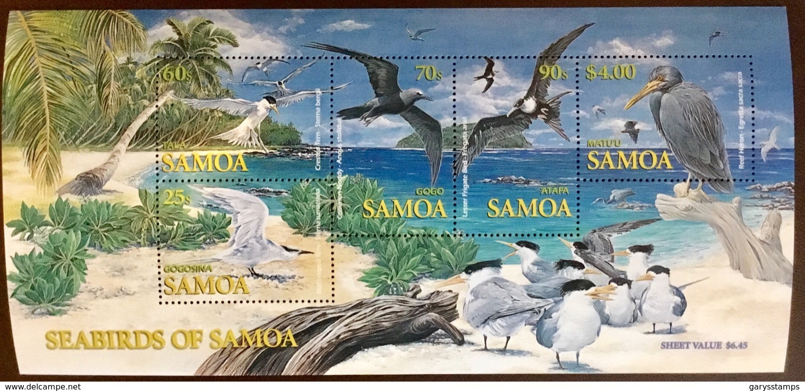 Samoa 2004 Sea Birds Minisheet MNH - Other & Unclassified