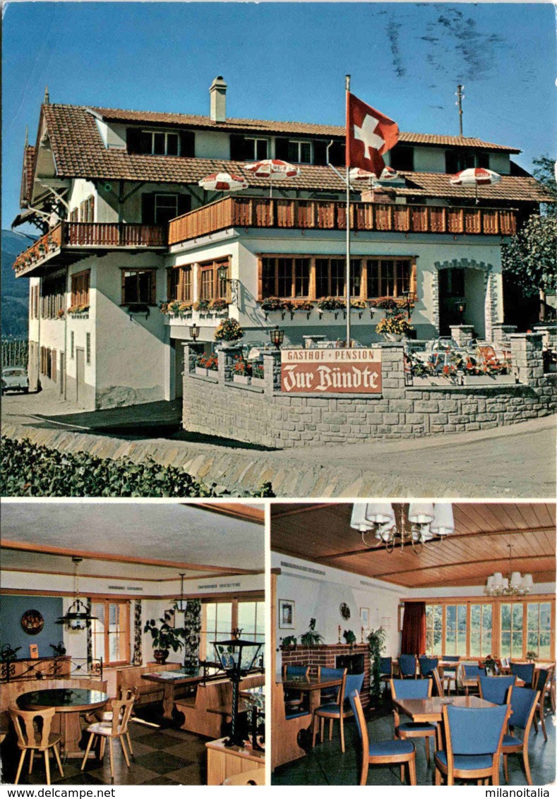 Gasthof Und Pension "Zur Bündte" - Jenins - 3 Bilder * 15. 9. 1977 - Jenins